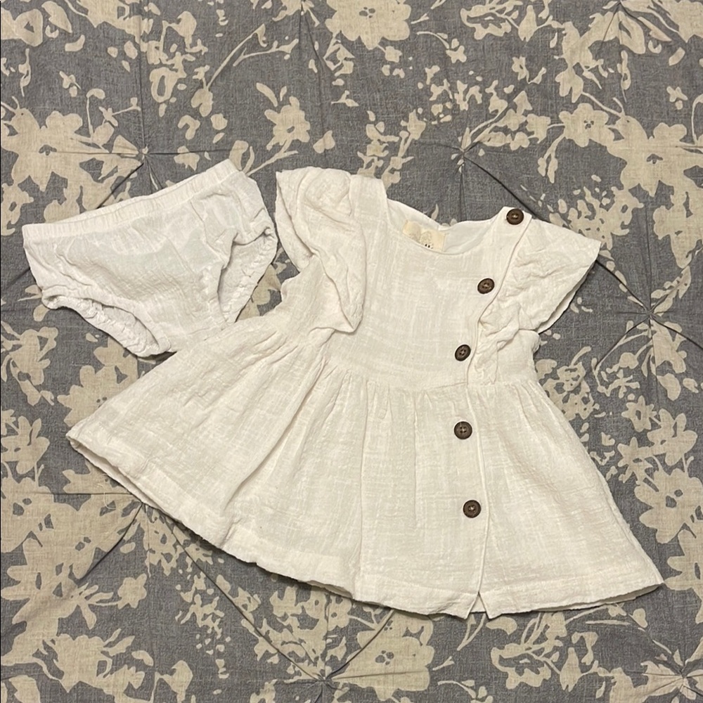 White Linen Dress